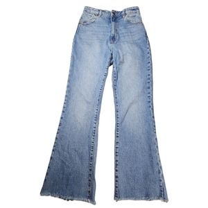 Womens Rolla's Dusters Bootcut High Rise Slim Bootcut Jeans Size 27 Raw Hem